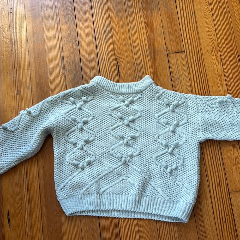 Girls Zara Teal Sweater
